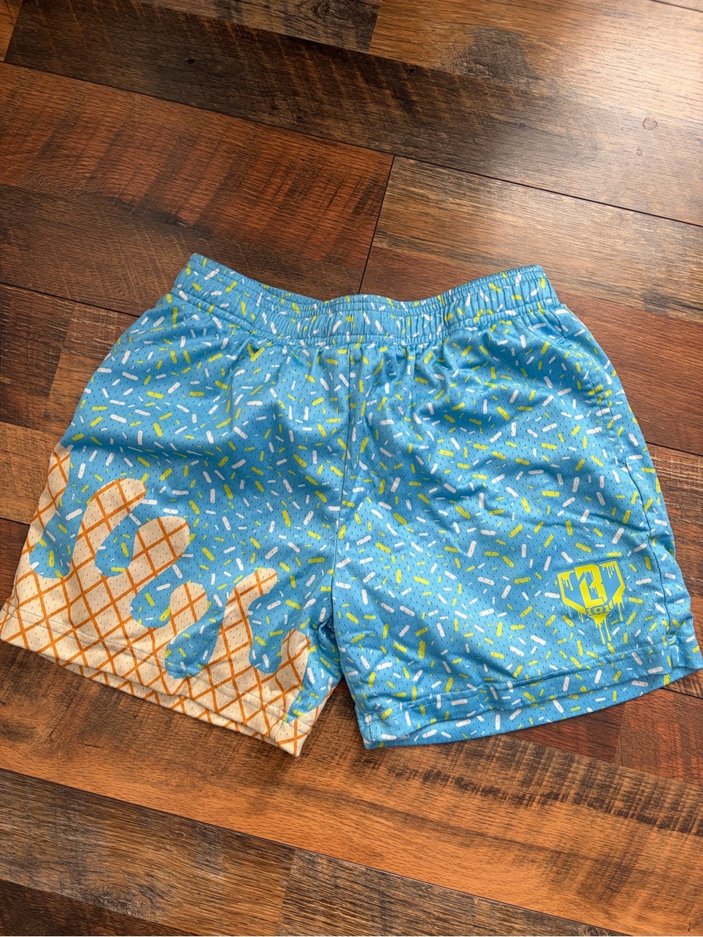 Boys Blue Baseball Lifestyle 101 Sprinkle Ice Cream Shorts